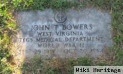John T "jack" Bowers