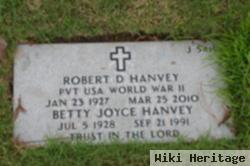 Robert D Hanvey