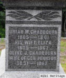 Uriah M Chadbourne