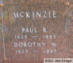 Paul R Mckinzie