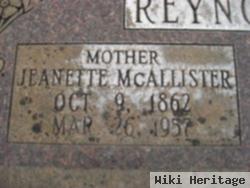 Jeanette Mcallister Reynolds