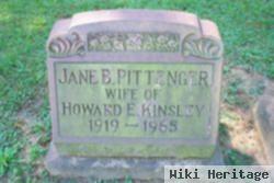 Jane B. Pittenger Kinsley