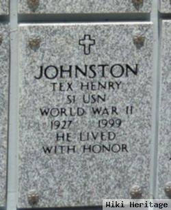 Tex Henry Johnston