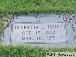 Henrietta L Hardie