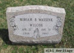 Miriam Beth Wassink Wilcox