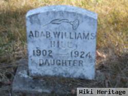 Ada B Hill Williams