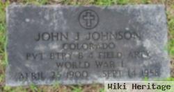 Pvt John J. Johnson