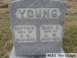 Mattie H Young