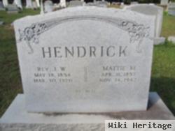 Rev J W Hendrick