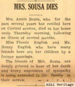 Annie Harris Sousa