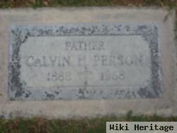 Calvin H Person