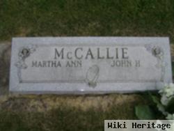 Martha Ann Sprouse Mccallie