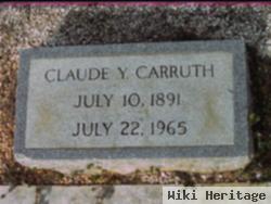 Claude Y Carruth, Sr