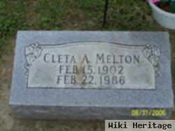 Cleta A. Melton