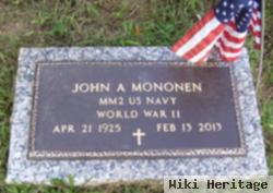 John A Mononen