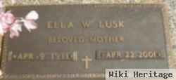 Ella W Lusk