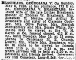 Georgianna V Brashears