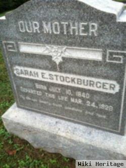 Sarah E. Stockburger