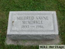 Mildred Vayne Burroughs Mckorkle