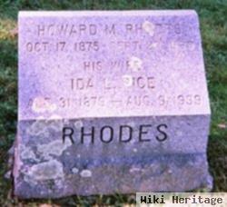 Ida L Rice Rhodes