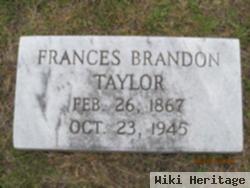 Frances Carrie "fannie" Brandon Taylor