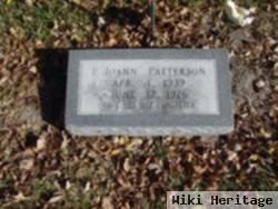 F. Joann Patterson