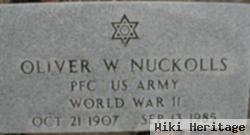 Oliver Wendell Holmes "nuck" Nuckolls