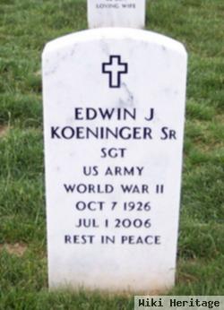 Edwin J Koeninger, Sr