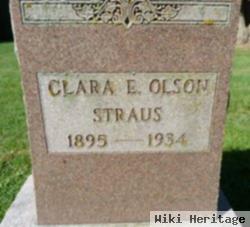 Clara E Straus Olson