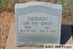 Era Fay Martin Williams Fulbright