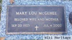 Mary Lou Hall Mcgehee