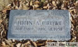 John A Crowe