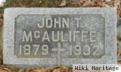 John T. Mcauliffe