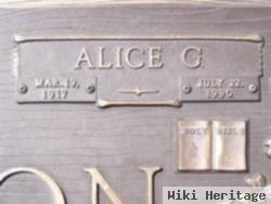 Alice G Gordon