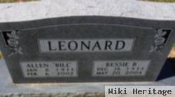 Allen F "bill" Leonard
