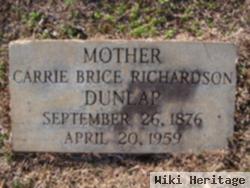 Carrie Brice Richardson Dunlap