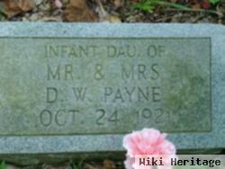 Infant Daughter Payne