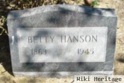 Betty Hanson
