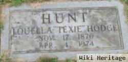 Louella "texie" Hodge Hunt