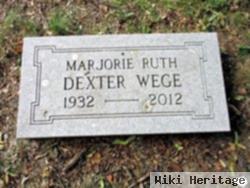 Marjorie Ruth Dexter Wege