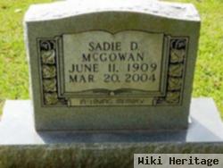 Sadie Davis Mcgowan