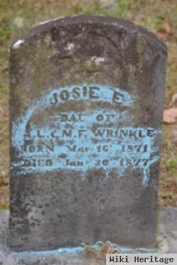 Josie E Wrinkle