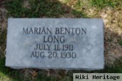Martha Benton Long