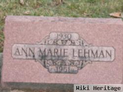 Ann Marie Lehman