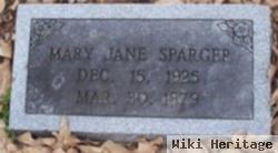 Mary Jane Sparger