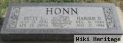 Harold D Honn