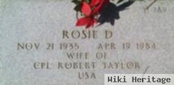 Rosie D Taylor