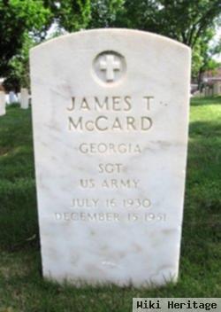 James T Mccard