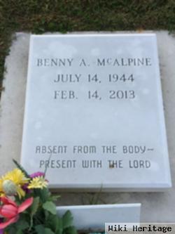 Benny Arnold Mcalpine