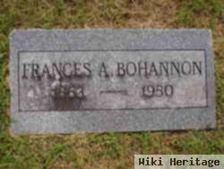 Frances Ann Bohannon